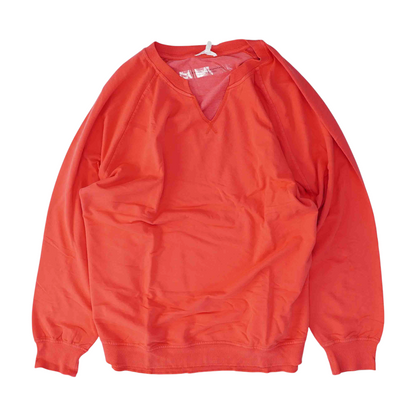Pink Plus Size Solid Sweatshirt Pullover