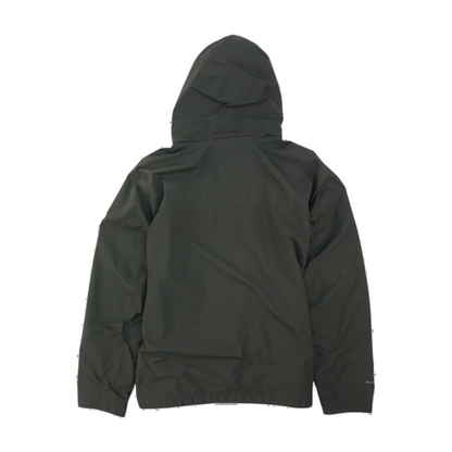 Gray Solid Rain Jacket
