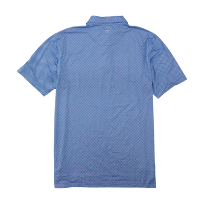 Blue Print Short Sleeve Polo