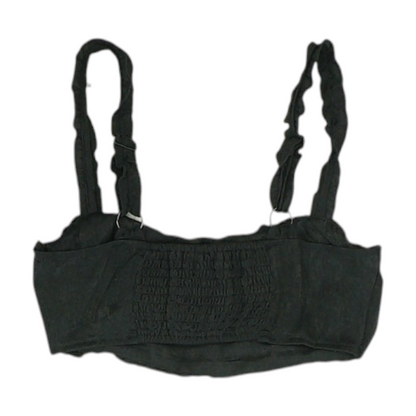 Black Cropped Blouse
