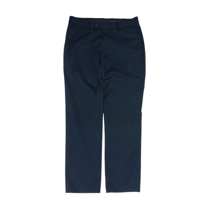 Navy Solid Dress Pants