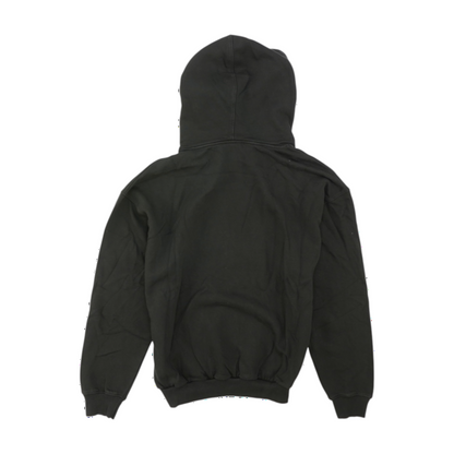 Black Solid Hoodie Pullover