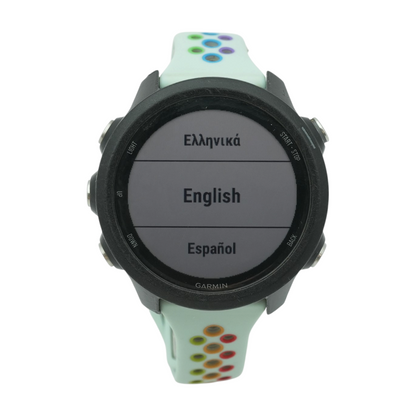 42mm Forerunner 245 Black Smartwatch Blue Band S/M