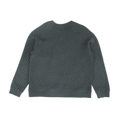 Gray Solid Sweatshirt Pullover