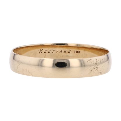 10K Yellow Gold Band Ring