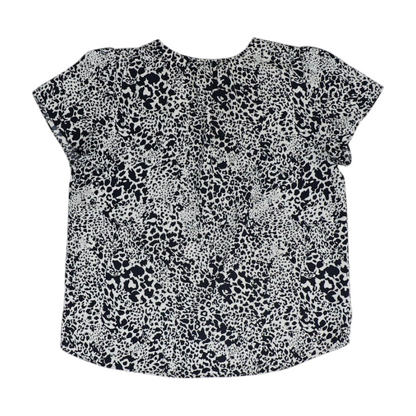 Black Print Blouse