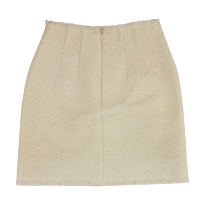 Ivory Mini Skirt