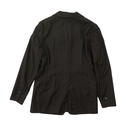 Barry Bricken Vintage Black Striped Blazer – Image 2