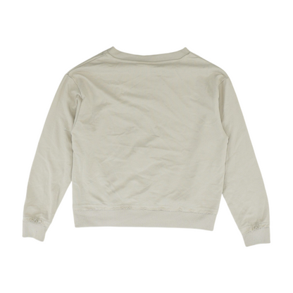 Beige Sweatshirt Pullover