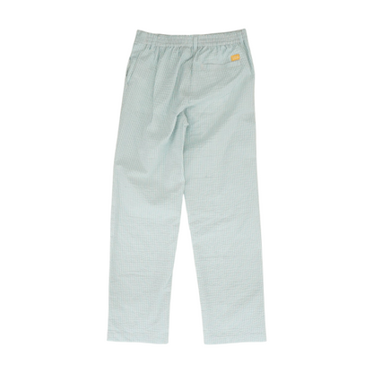 Blue Striped Chino Pants