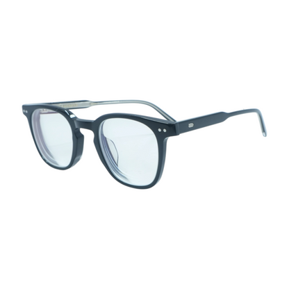 Black Unknown Square Prescription Eyewear