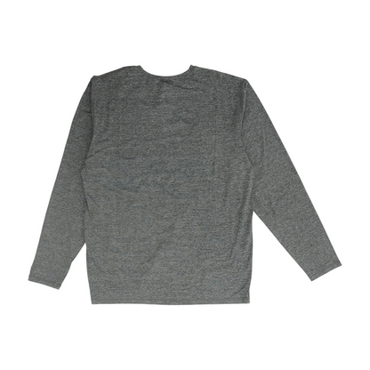 Gray Solid Henley T-Shirt