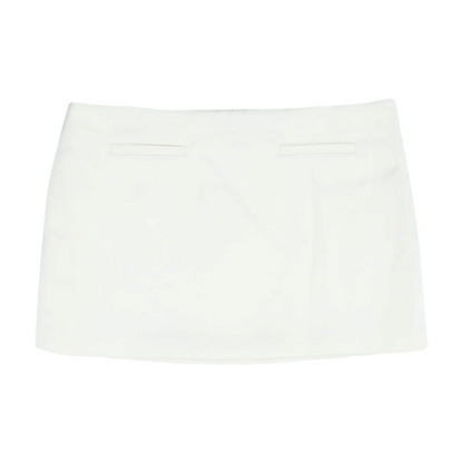 Cream Mini Skirt