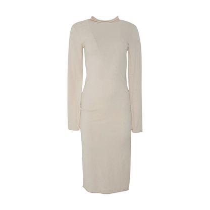 Beige Midi Dress