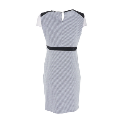 Gray Abstract Midi Dress