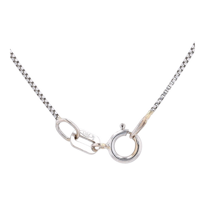 18K White Gold Diamond Pendant Necklace