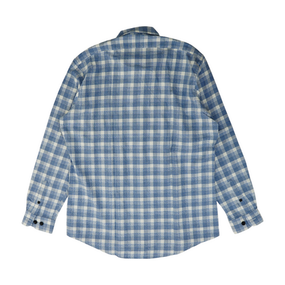 Blue Plaid Flannel Button Down