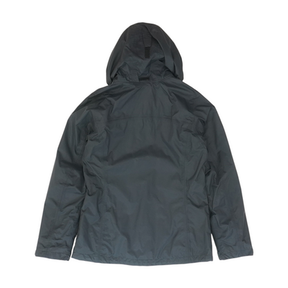 Black Solid Rain Jacket