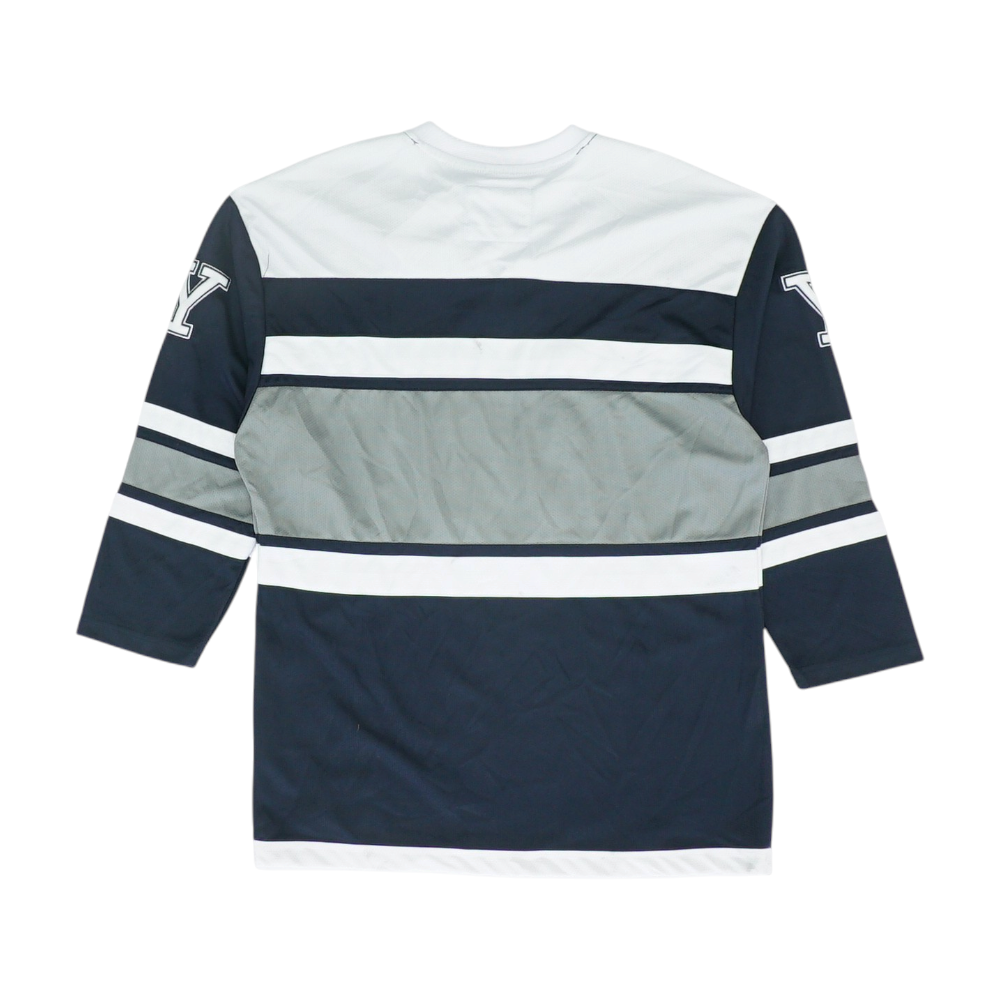 Men's Navy BYU Cougars Long Sleeve Jersey