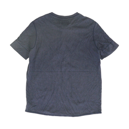 Navy Solid Henley T-Shirt