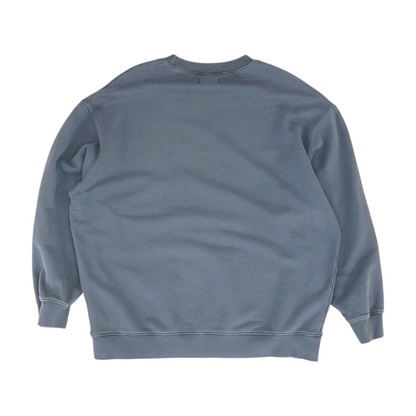 Navy Solid Sweatshirt Pullover