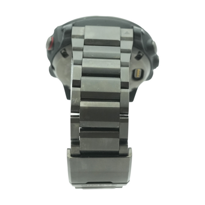 50mm Fenix 5X Black Smartwatch Black Band M/L