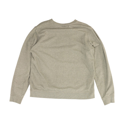 Gray Solid Sweatshirt Pullover