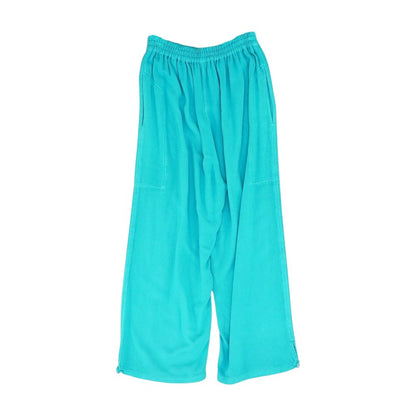 Blue Solid Pants
