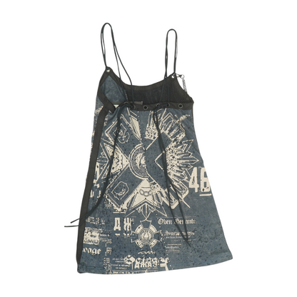 Blue Print Blouse