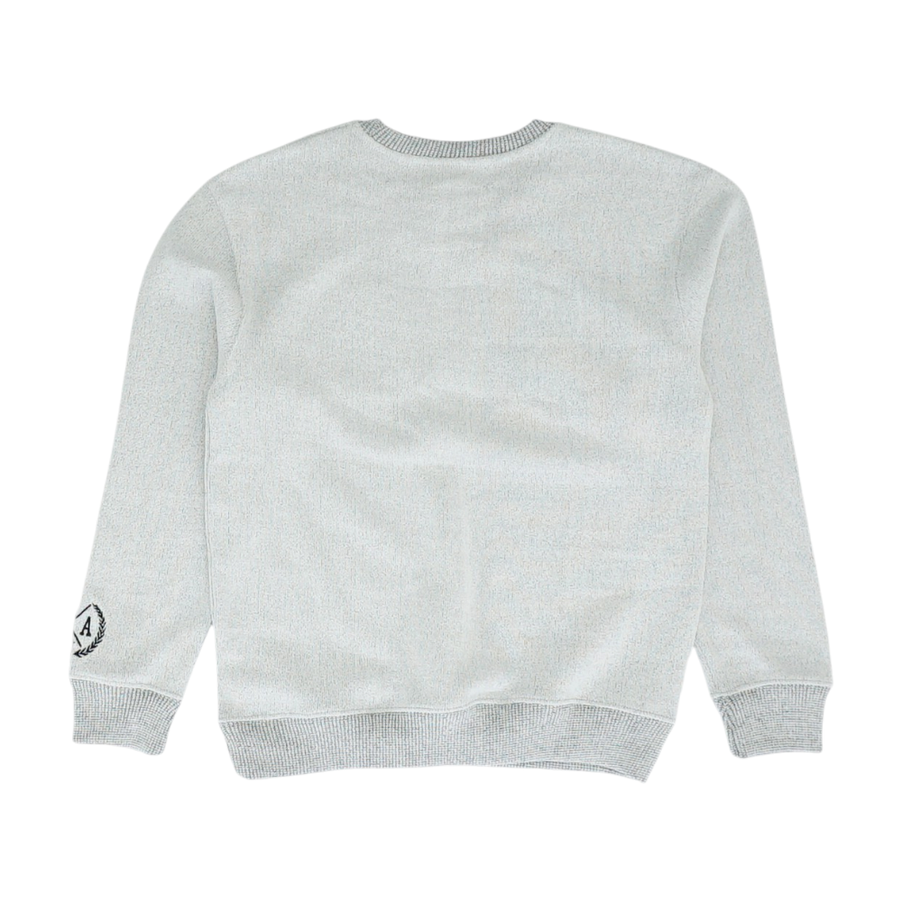 Gray Solid Sweatshirt Pullover