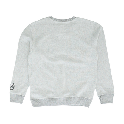 Gray Solid Sweatshirt Pullover