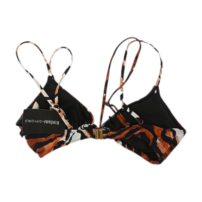 Multi Animal Print Swim Top