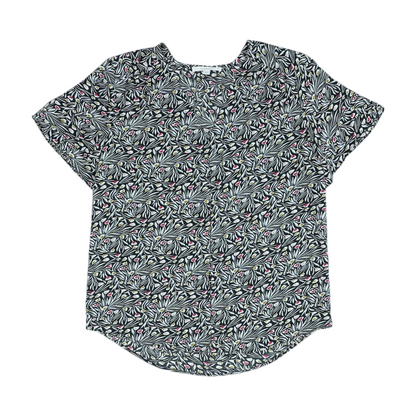 Black Floral Blouse