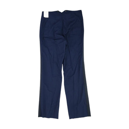 Navy Solid Dress Pants