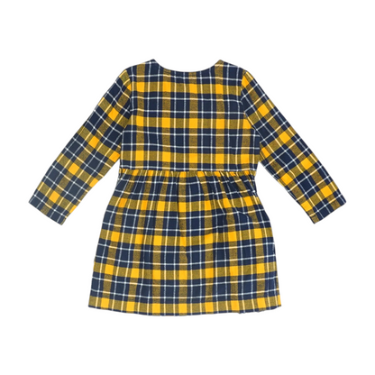 Yellow Plaid Dress