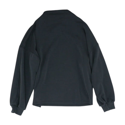 Black Solid Sweatshirt