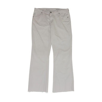 White Bootcut Jeans