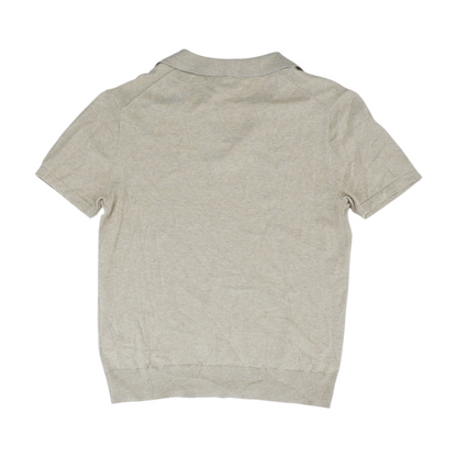 Beige Solid Pullover Sweater