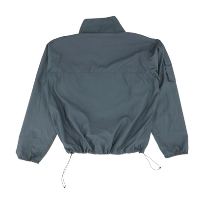 Gray Solid 1/4 Zip Pullover