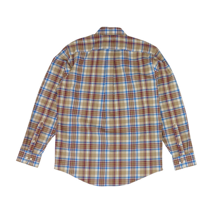 Multi Plaid Long Sleeve Button Down