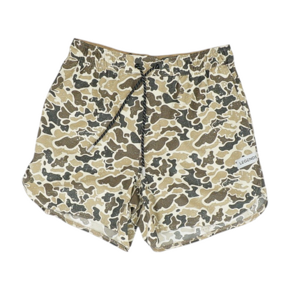 Beige Camo Active Shorts