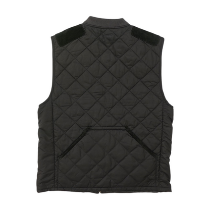 Black Color Block Vest