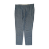 Blue Herringbone Slim Pants