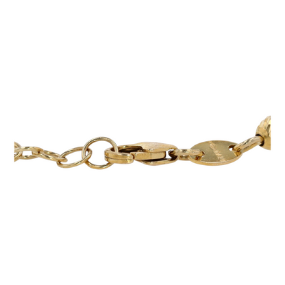18K Yellow Gold Beaded Bracelet