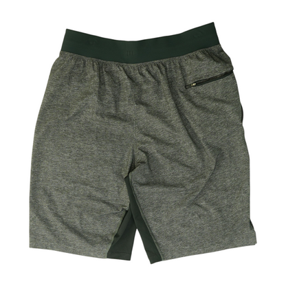 Gray Color Block Active Shorts