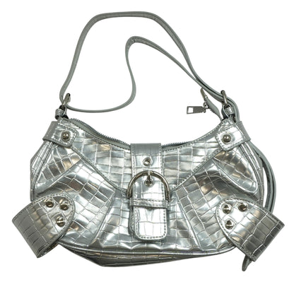 Silver Shoulder Bag
