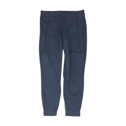 Navy Solid Dress Pants
