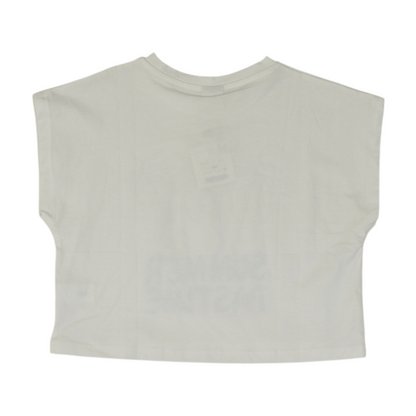 White Print T-Shirt