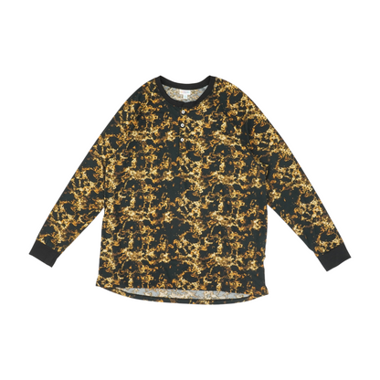 Black Plus Print Blouse