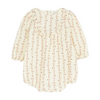 Janie & Jack Cream Floral Long Sleeve One-Piece – Image 1